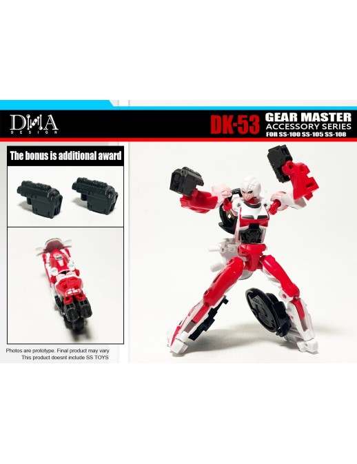 DNA Design DK-53 Upgrade Kit for Studio Series, Wheeljack, Bumblebee and Mirage