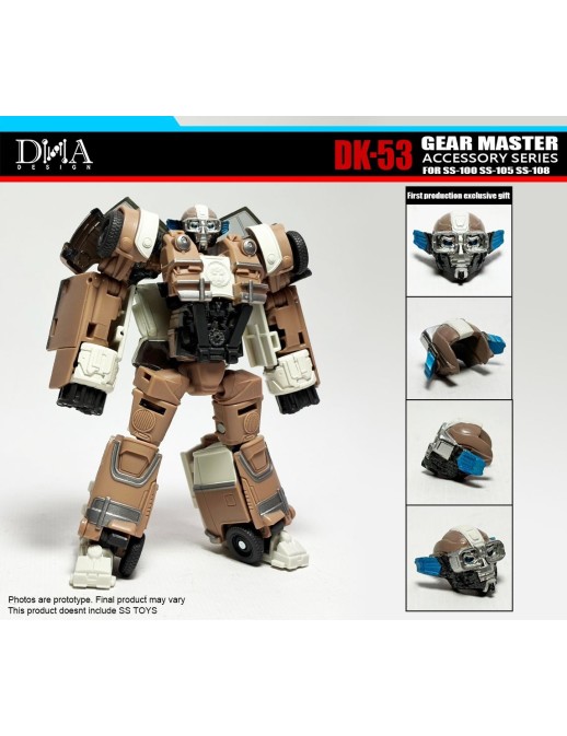 DNA Design DK-53 Upgrade Kit for Studio Series, Wheeljack, Bumblebee and Mirage