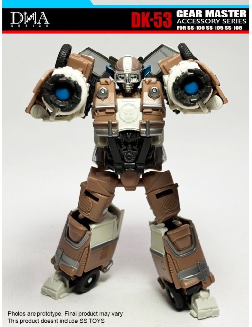 DNA Design DK-53 Upgrade Kit for Studio Series, Wheeljack, Bumblebee and Mirage