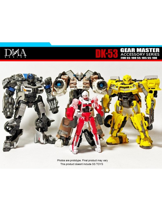 DNA Design DK-53 Upgrade Kit for Studio Series, Wheeljack, Bumblebee and Mirage