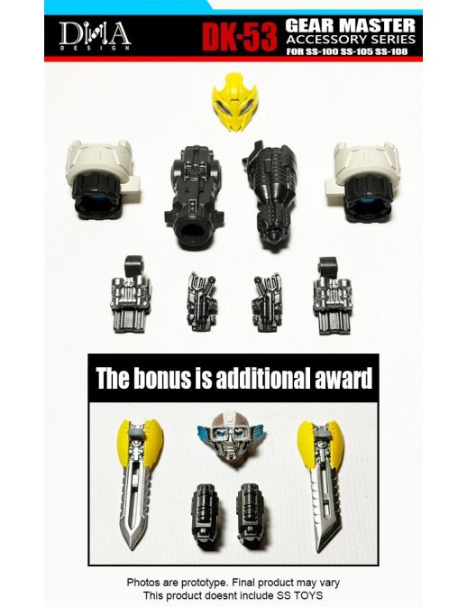 DNA Design DK-53 Upgrade Kit for Studio Series, Wheeljack, Bumblebee and Mirage