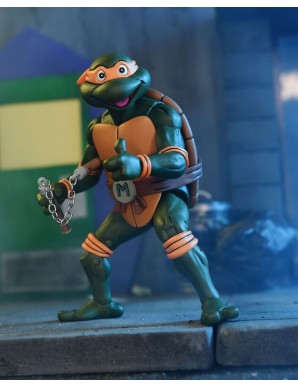Neca Teenage Mutant Ninja Turtles VHS Animated Series Pizza Club Michelangelo Michelangelo