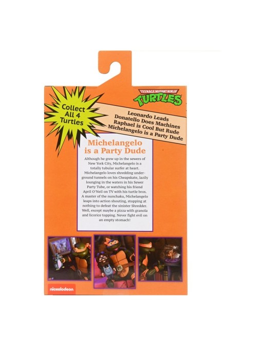 Neca Teenage Mutant Ninja Turtles Cartoon VHS Michelangelo