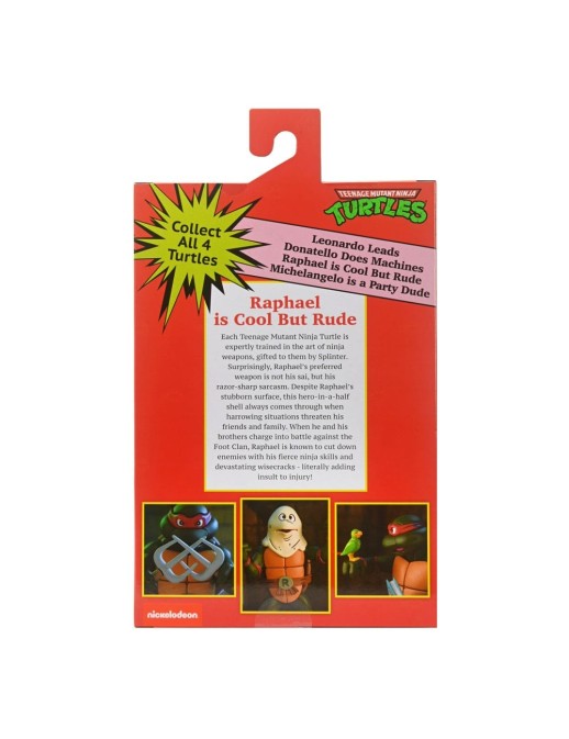 Neca Teenage Mutant Ninja Turtles Cartoon VHS Raffaello
