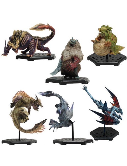 Capcom Figure Builders Monster Hunter Standard Model Plus THE BEST Vol. 19-20-21 Box 6 Figures