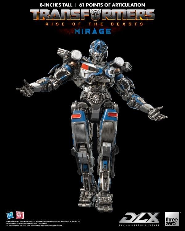 THREEZERO TRANSFORMERS RISE OF THE BEASTS DLX SCALE COLLECTIBLE FIGURE SERIES MIRAGE