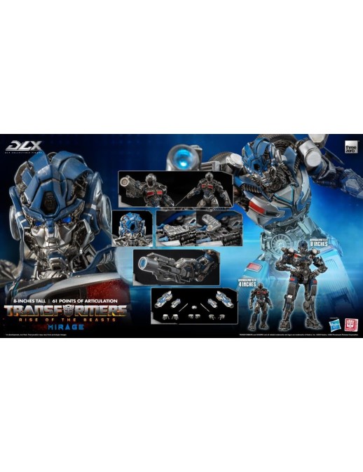 Threezero Transformers Rise of the Beasts DLX Scale Collectible Figure Series Mirage