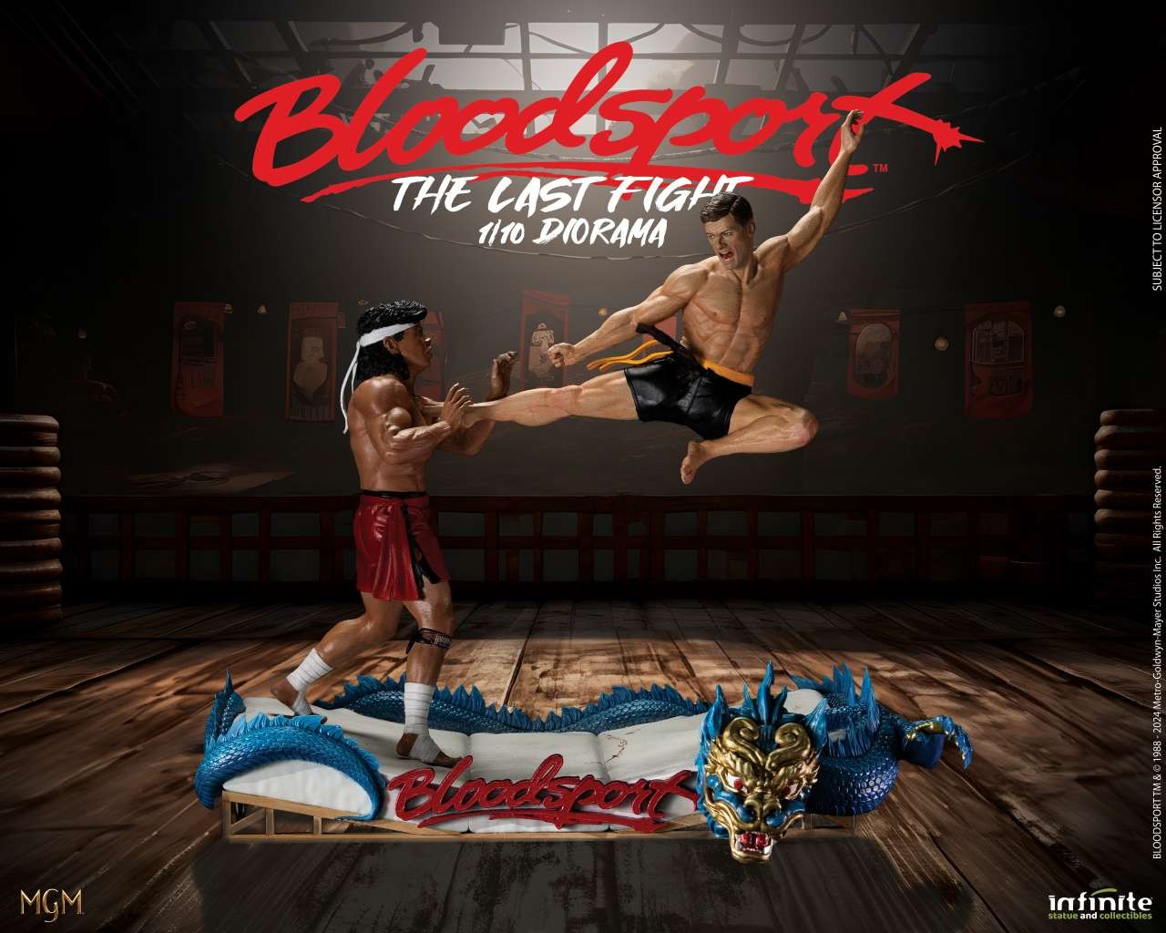 INFINITE STATUE & COLLECTIBLES BLOODSPORT THE LAST FIGHT 1/10 SCALE DIORAMA STATUE