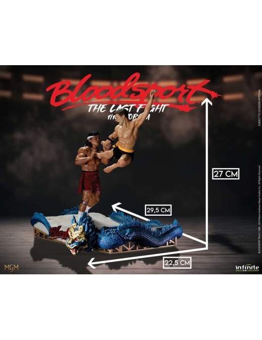 Infinite Statue & Collectibles Bloodsport The Last Fight 1/10 Scale Diorama Statue
