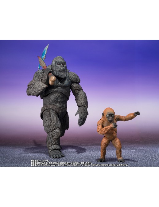Bandai S.H. MonsterArts Godzilla x Kong The New Empire Suko & Mothra