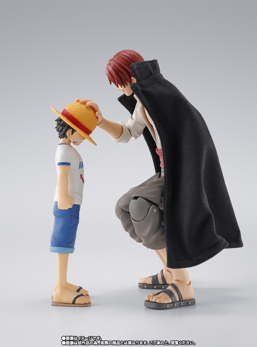 BANDAI S.H. FIGUARTS ONE PIECE SHANKS & MONKEY D. LUFFY