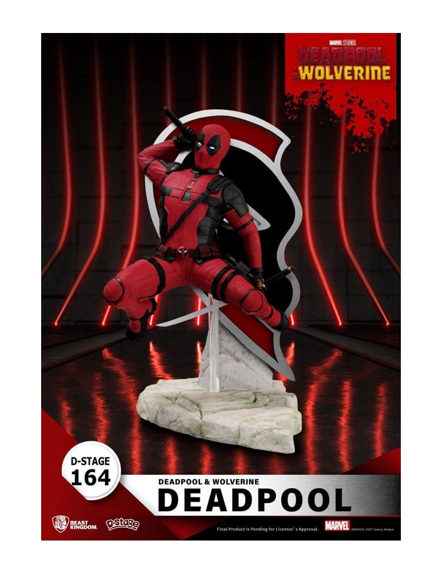 Beast Kingdom D-Stage 164 Marvel Deadpool & Wolverine Deadpool Beast Kingdom D-Stage 164 Marvel Deadpool & Wolverine Deadpool