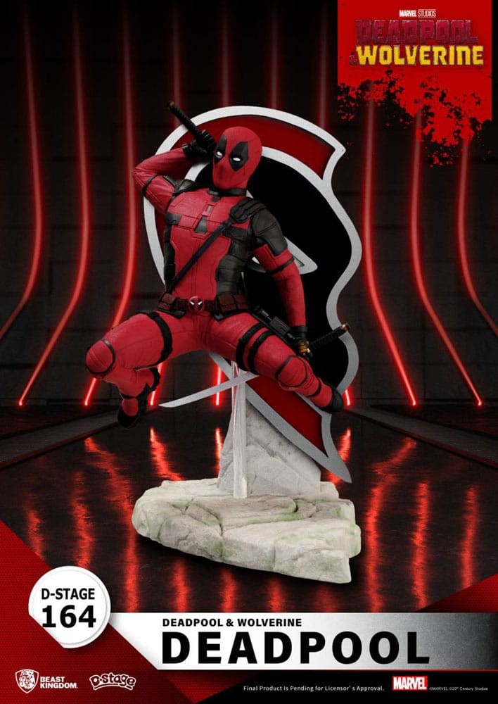 BEAST KINGDOM D-STAGE 164 MARVEL DEADPOOL & WOLVERINE DEADPOOL