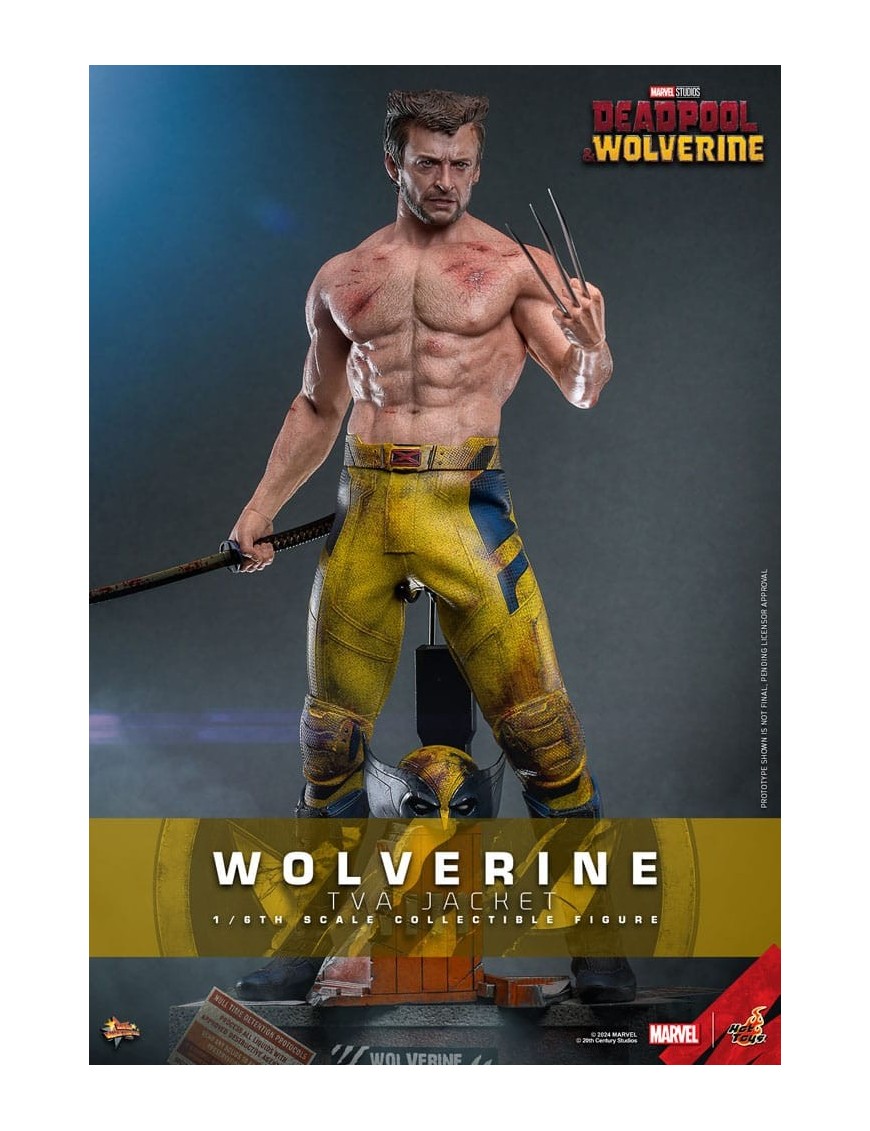 Hot Toys Movie Masterpiece Deadpool & Wolverine Wolverine TVS Jacket Version 1/6 Scale