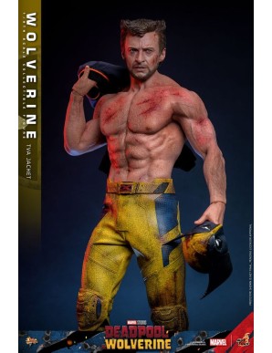 Hot Toys Movie Masterpiece Deadpool & Wolverine Wolverine TVS Jacket Version 1/6 Scale Collectible Figure