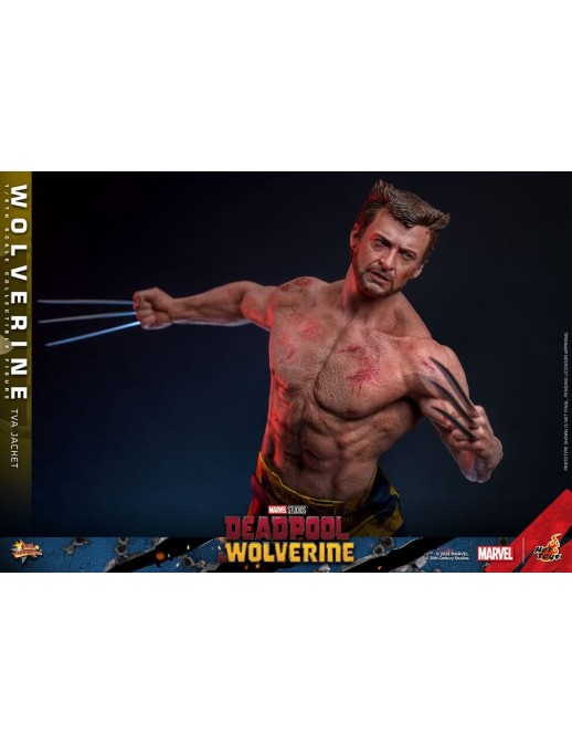 Hot Toys Movie Masterpiece Deadpool & Wolverine Wolverine TVS Jacket Version 1/6 Scale Collectible Figure