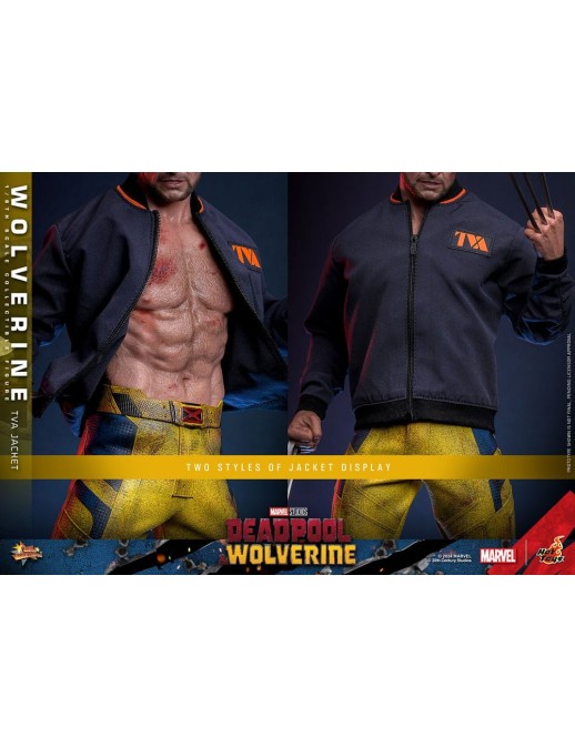Hot Toys Movie Masterpiece Deadpool & Wolverine Wolverine TVS Jacket Version 1/6 Scale Collectible Figure