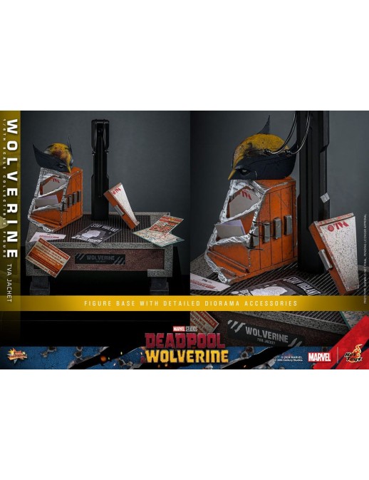 Hot Toys Movie Masterpiece Deadpool & Wolverine Wolverine TVS Jacket Version 1/6 Scale Collectible Figure