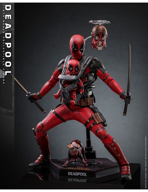 Hot Toys Movie Masterpiece Deadpool & Wolverine Deadpool 1/6 Scale Collectible Figure