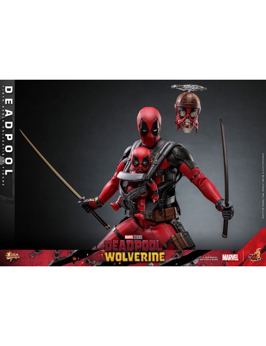 Hot Toys Movie Masterpiece Deadpool & Wolverine Deadpool 1/6 Scale Collectible Figure