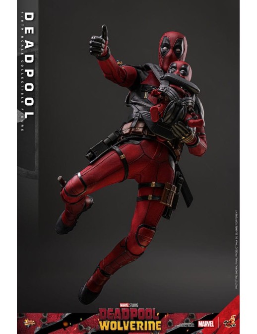 Hot Toys Movie Masterpiece Deadpool & Wolverine Deadpool 1/6 Scale Collectible Figure