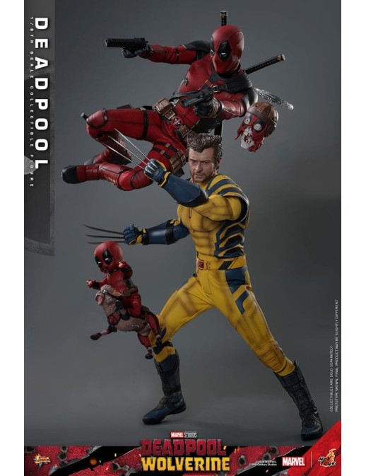 Hot Toys Movie Masterpiece Deadpool & Wolverine Deadpool 1/6 Scale Collectible Figure