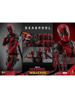 Hot Toys Movie Masterpiece Deadpool & Wolverine Deadpool 1/6 Scale Collectible Figure