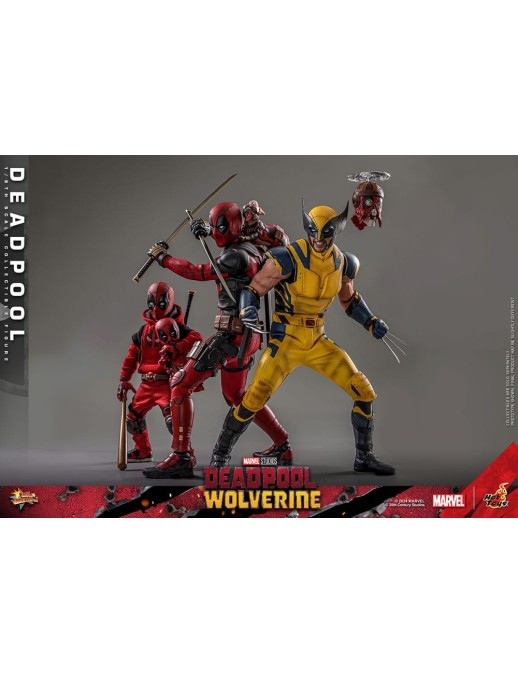 Hot Toys Movie Masterpiece Deadpool & Wolverine Deadpool 1/6 Scale Collectible Figure
