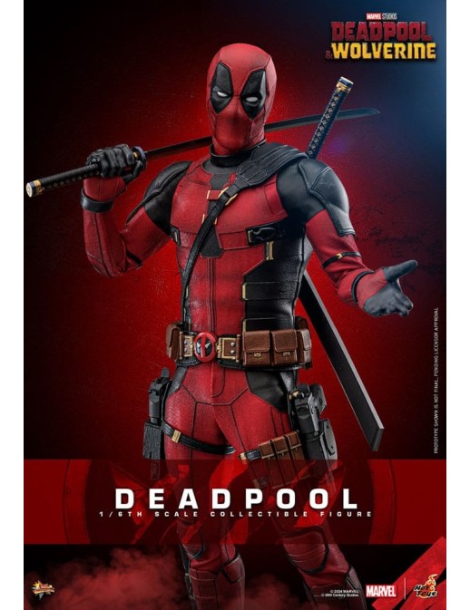 Hot Toys Movie Masterpiece Deadpool & Wolverine Deadpool 1/6 Scale Collectible Figure