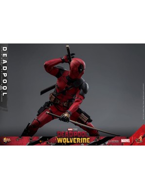 Hot Toys Movie Masterpiece Deadpool & Wolverine Deadpool 1/6 Scale Collectible Figure