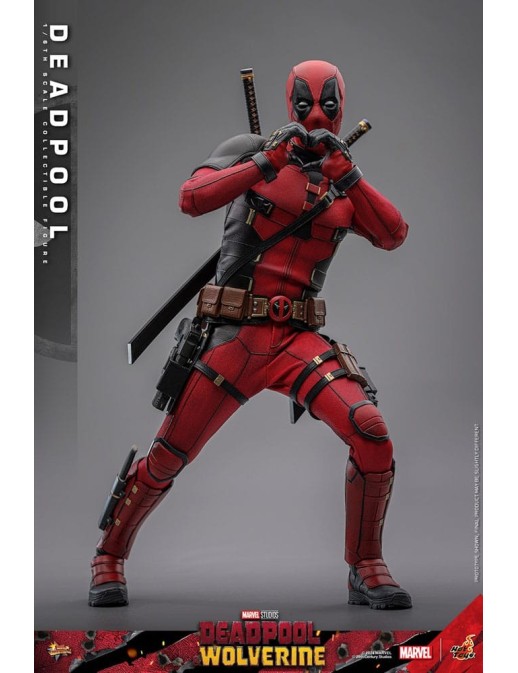 Hot Toys Movie Masterpiece Deadpool & Wolverine Deadpool 1/6 Scale Collectible Figure