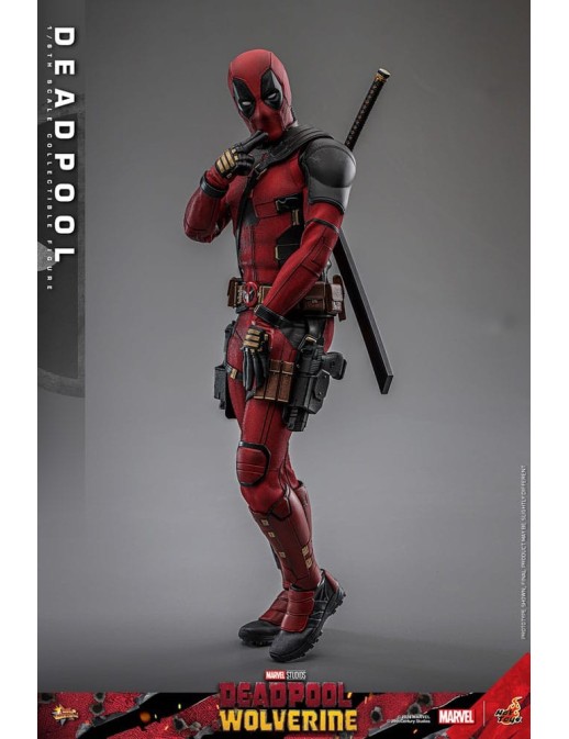 Hot Toys Movie Masterpiece Deadpool & Wolverine Deadpool 1/6 Scale Collectible Figure
