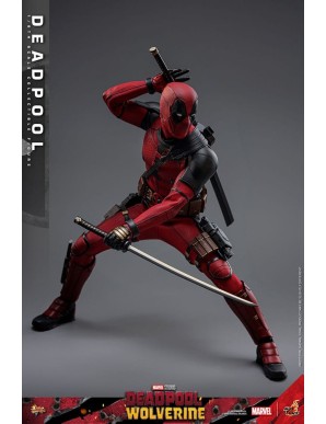 Hot Toys Movie Masterpiece Deadpool & Wolverine Deadpool 1/6 Scale Collectible Figure