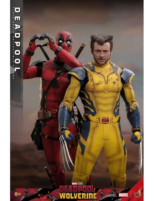 Hot Toys Movie Masterpiece Deadpool & Wolverine Deadpool 1/6 Scale Collectible Figure