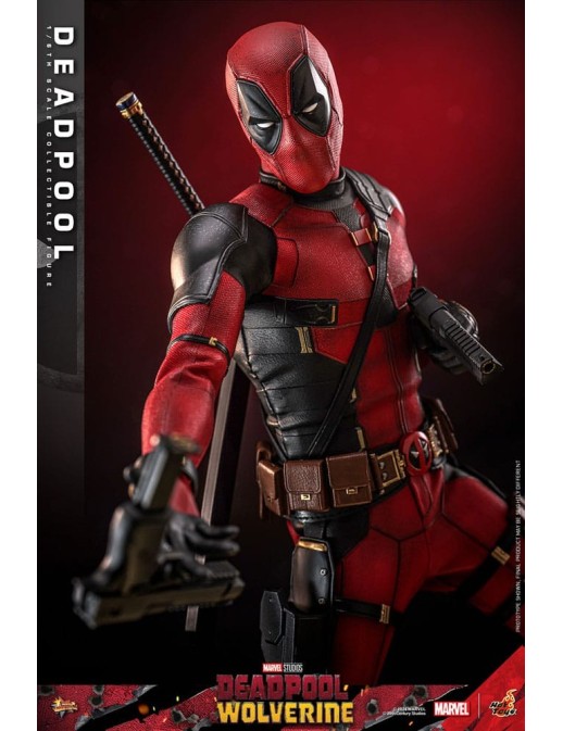 Hot Toys Movie Masterpiece Deadpool & Wolverine Deadpool 1/6 Scale Collectible Figure