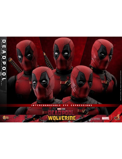 Hot Toys Movie Masterpiece Deadpool & Wolverine Deadpool 1/6 Scale Collectible Figure