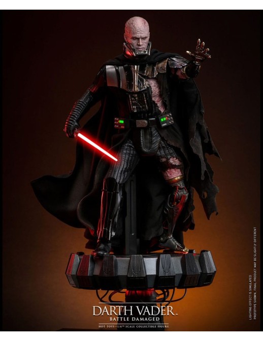 Hot Toys Star Wars Darth Vader Battle Damaged 1/6 Scale Collectible Figure