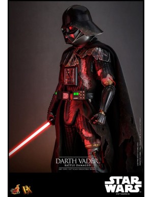 Hot Toys Star Wars Darth Vader Battle Damaged 1/6 Scale Collectible Figure