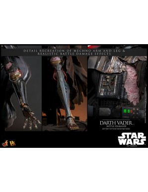 Hot Toys Star Wars Darth Vader Battle Damaged 1/6 Scale Collectible Figure