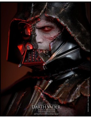 Hot Toys Star Wars Darth Vader Battle Damaged 1/6 Scale Collectible Figure Deluxe Version