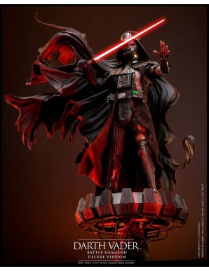 Hot Toys Star Wars Darth Vader Battle Damaged 1/6 Scale Collectible Figure Deluxe Version
