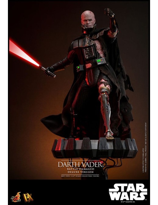 Hot Toys Star Wars Darth Vader Battle Damaged 1/6 Scale Collectible Figure Deluxe Version