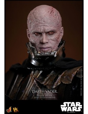 Hot Toys Star Wars Darth Vader Battle Damaged 1/6 Scale Collectible Figure Deluxe Version
