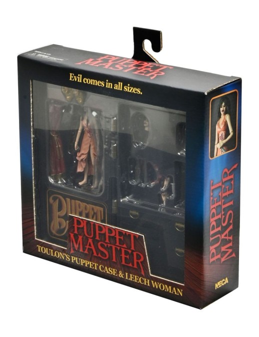 Neca Puppet Master Leech Woman & Toulon's Puppet Case