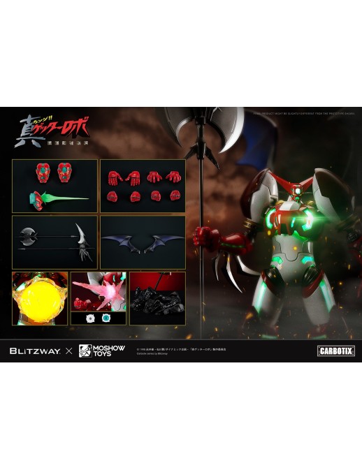5PRO Studio Blitzway Carbotix Hybrid Carbon Action Figure Series CX-007 Getter Robot Armageddon Shin Getter 1