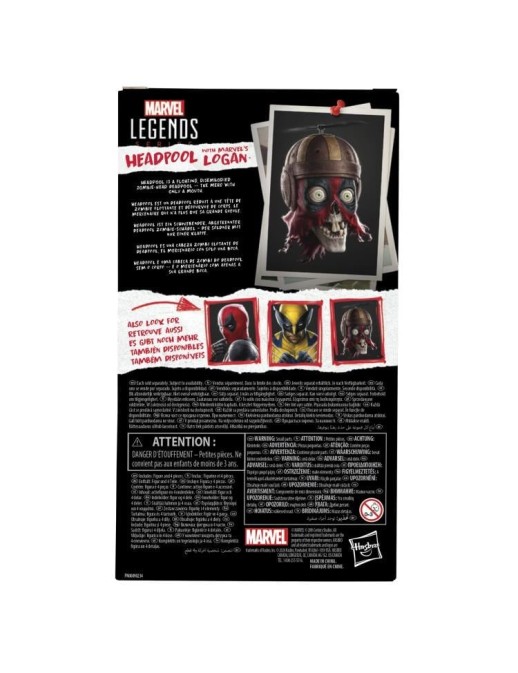 Hasbro Marvel Legends Deadpool & Wolverine Logan & Headpool