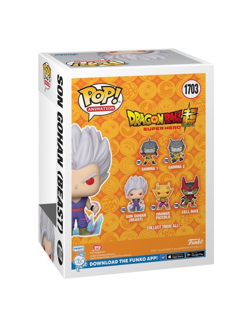 Funko POP! Animation 1703 Dragon Ball Super Super Hero Son Gohan Beast Glow Chase Limited Edition
