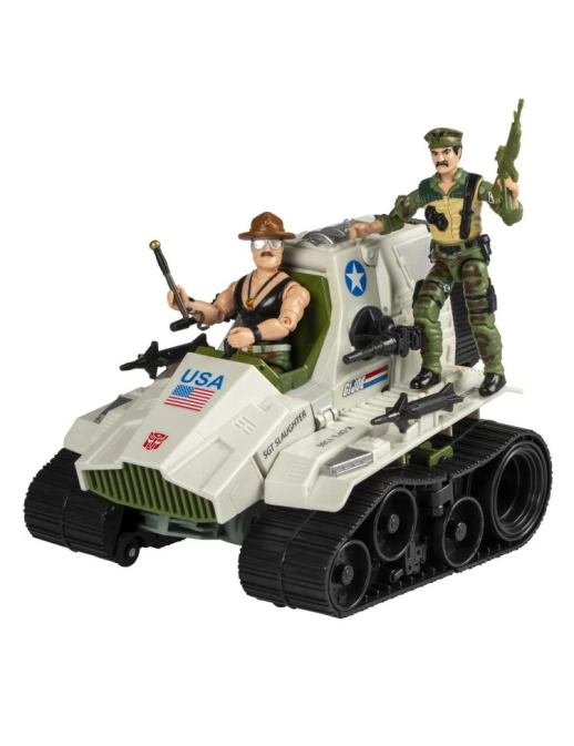 Hasbro Transformers Collaborative G.I. Joe Autobot Kup Triple "T" with Sgt. Slaughter and Leatherneck