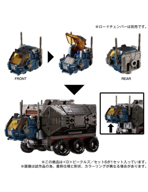 Takara Tomy Diaclone Reboot D Vehicles Set 6