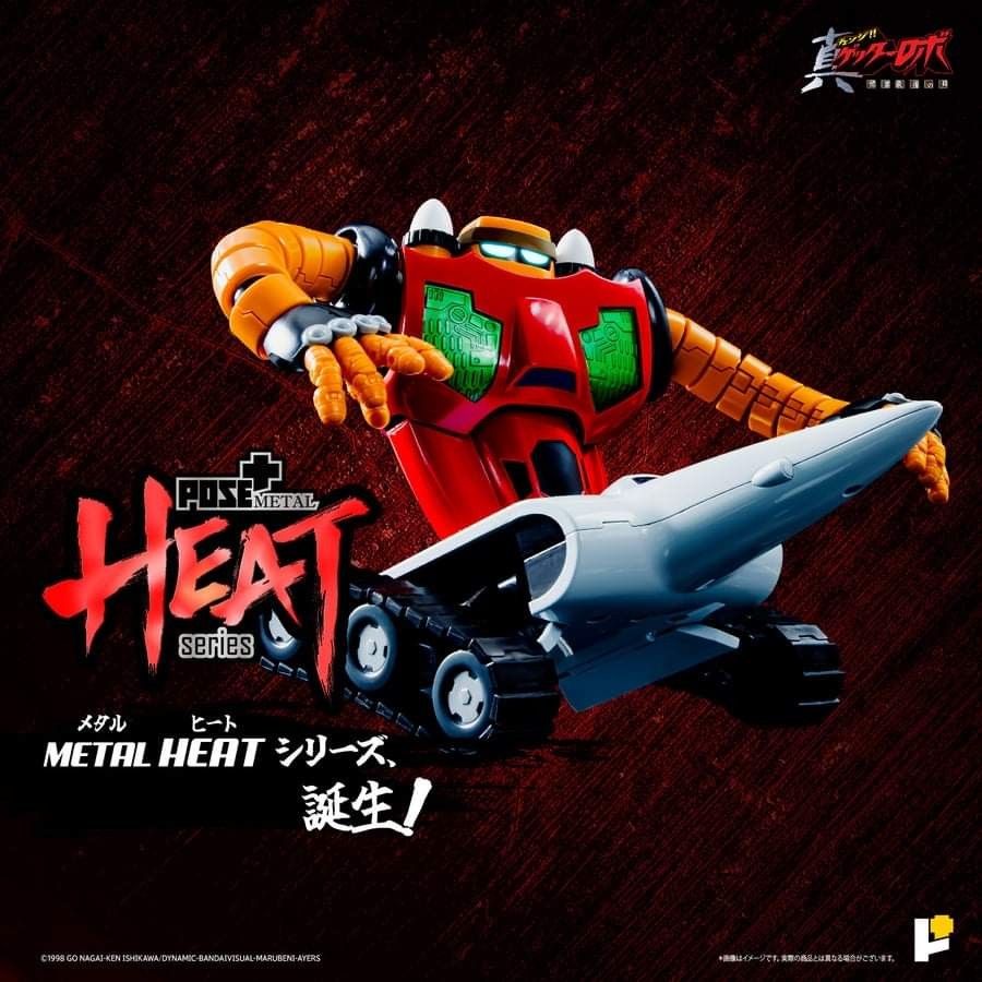POSE TOY POSE+ METAL HEAT SERIES SHIN GETTER ROBOT ARMAGEDDON GETTER 3